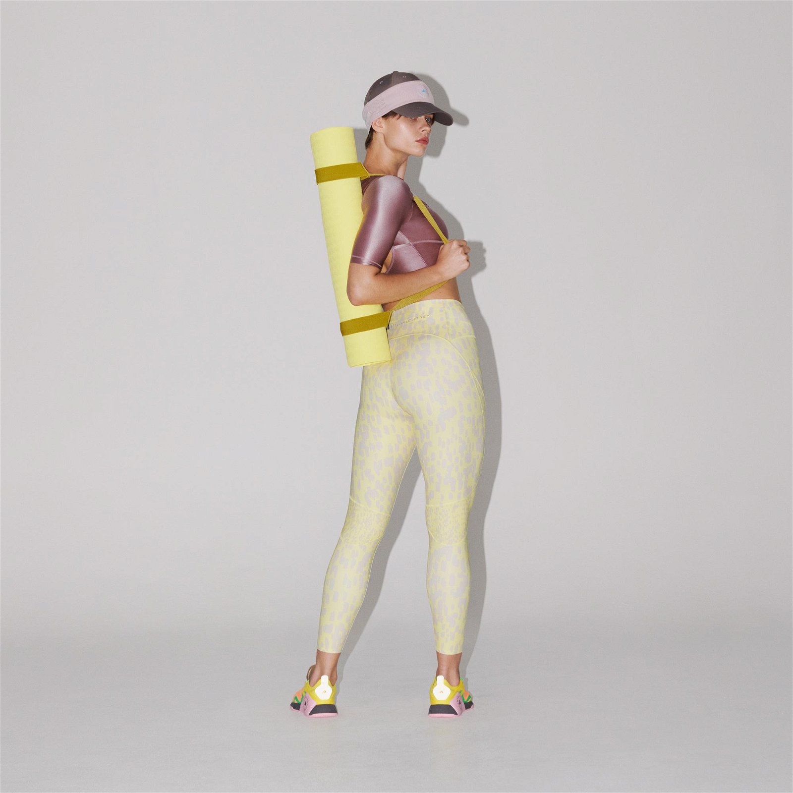 adidas x by Stella McCartney Asmc Tpr Ol 7/8 Kadın Sarı Tayt