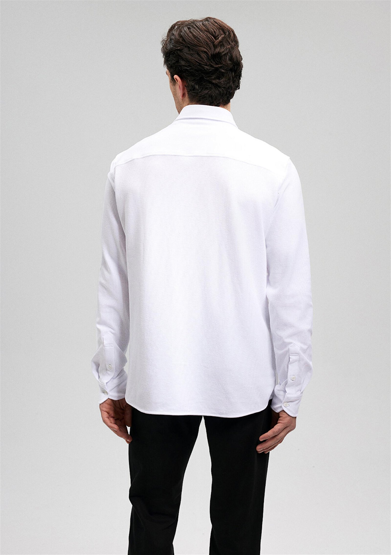 Mavi Beyaz Gömlek Slim Fit / Dar Kesim 0210810-620