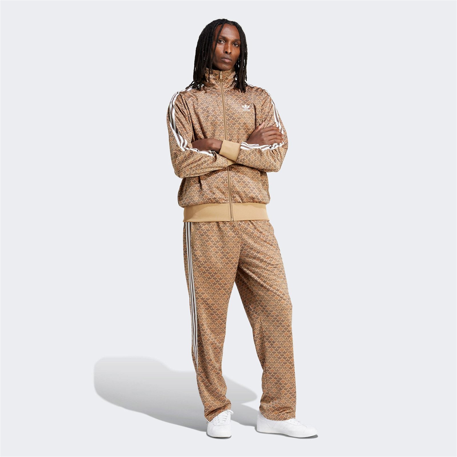 adidas Fb Mono Erkek Kahverengi Sweatshirt