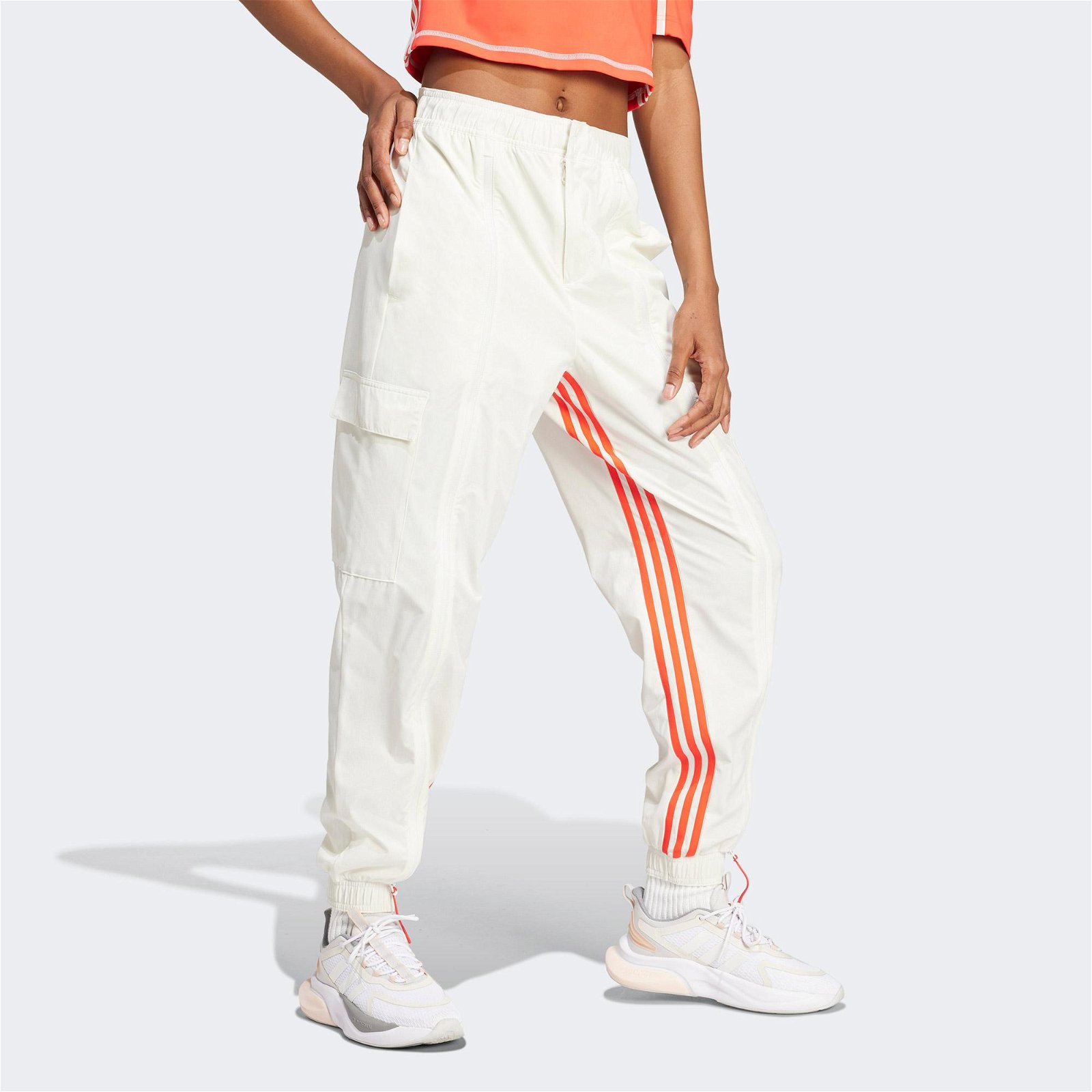 adidas Sportswear Dance Cargo Kadın Beyaz Eşofman Altı