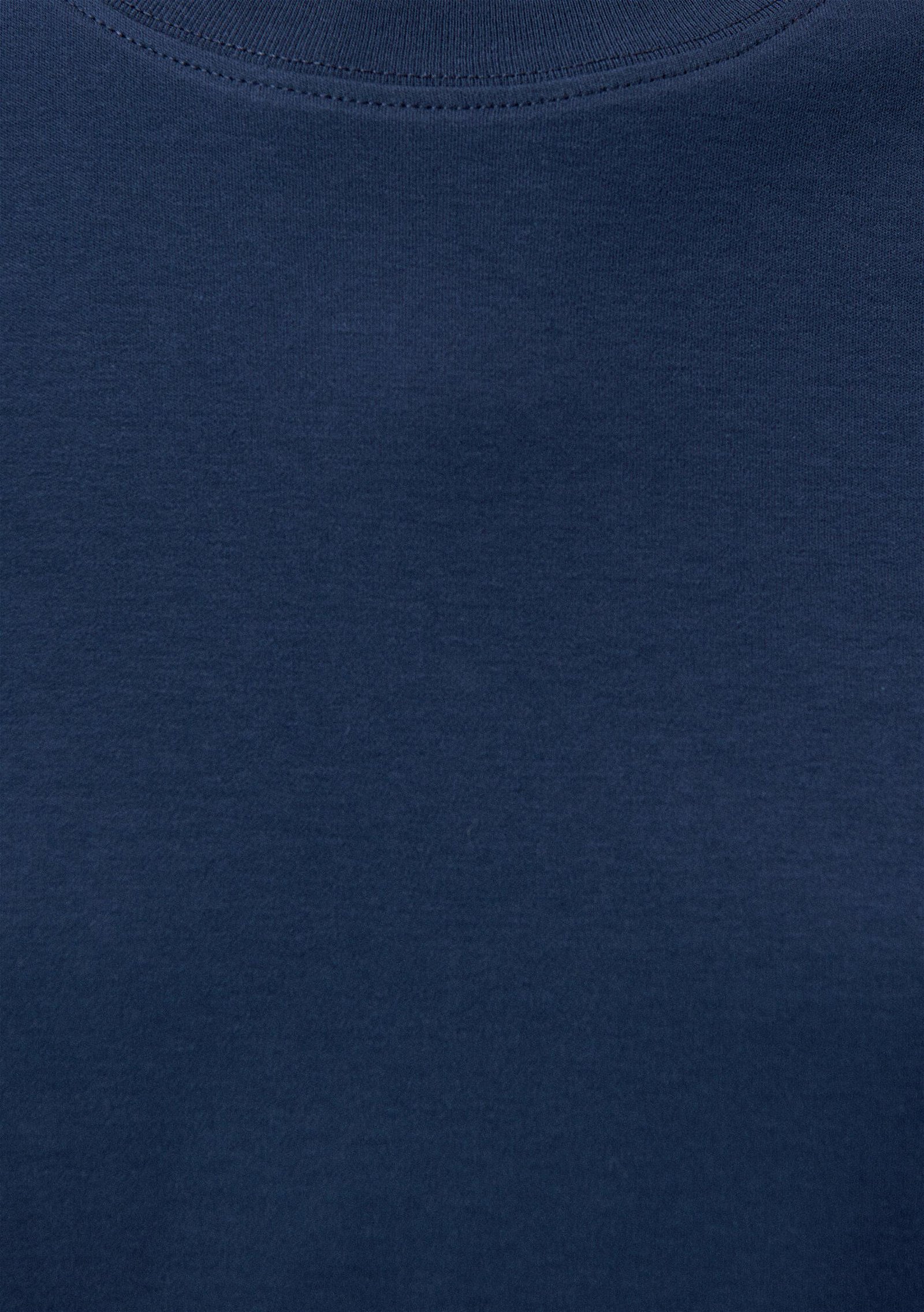 Mavi Bisiklet Yaka Lacivert Tişört Oversize / Geniş Kesim 1612448-70495
