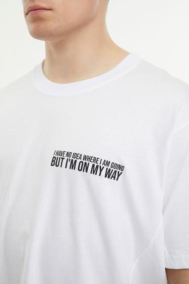  For Fun I Have No Idea Where I Am Going, But I'm On My Way Erkek Beyaz T-shirt