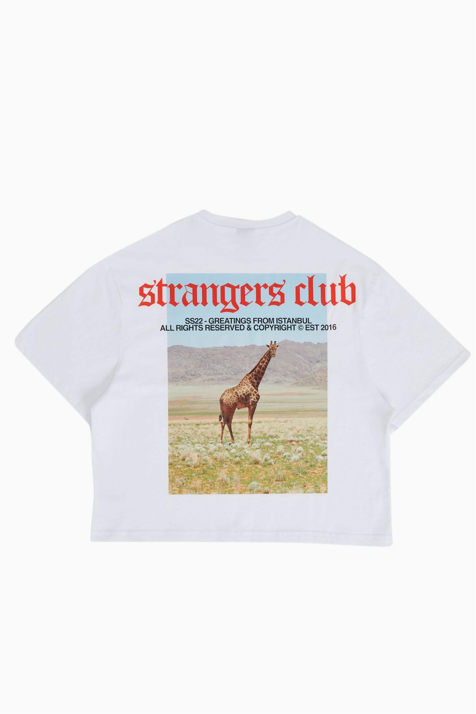 For Fun Strangers Club v2.002 Kadın Beyaz T-shirt