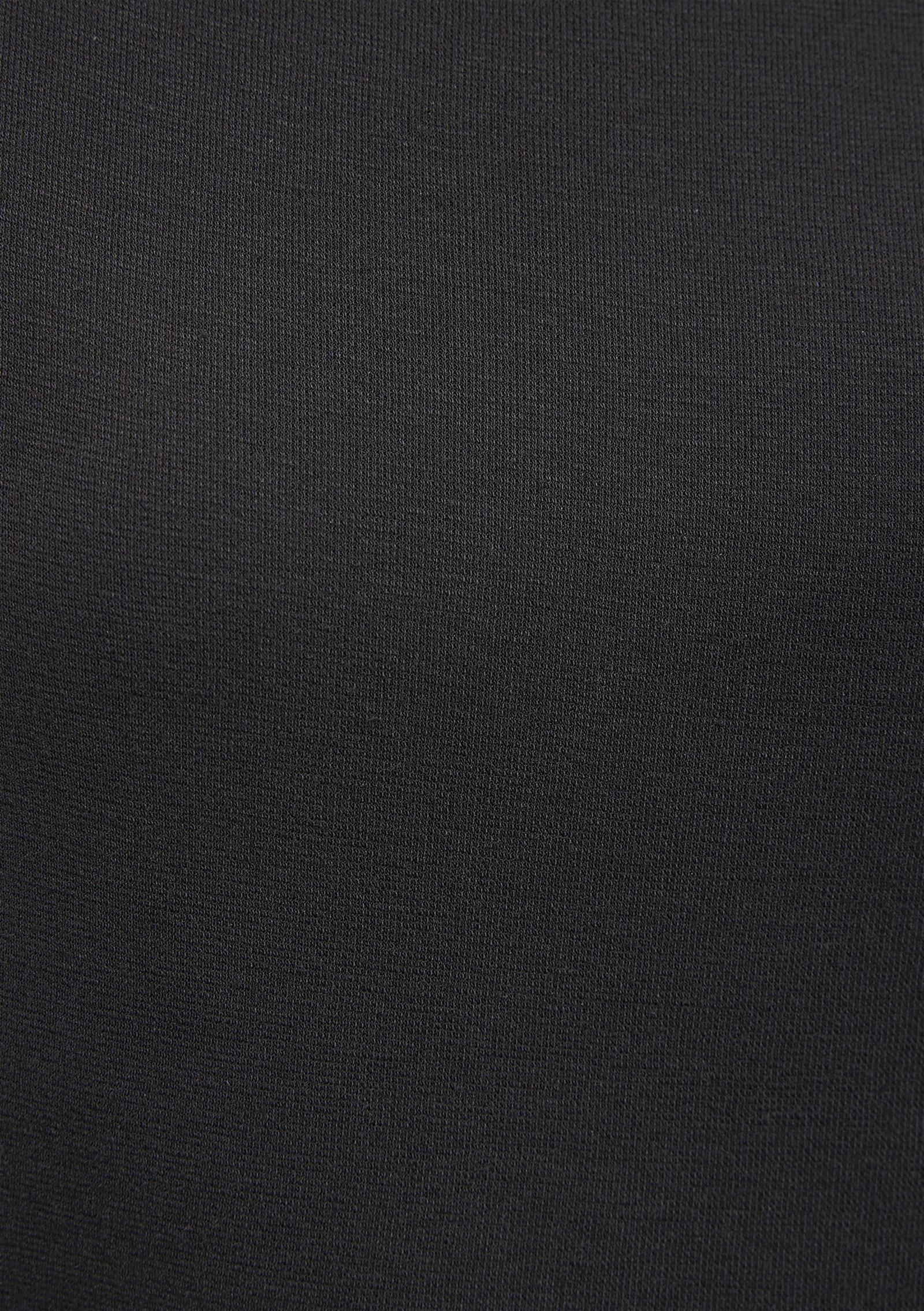 Mavi Çift Kat Detaylı Siyah Tişört Fitted / Vücuda Oturan Kesim 1612172-900
