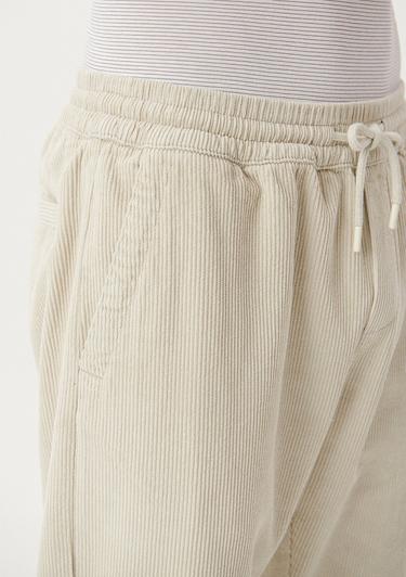 Mavi Bej Kadife Pantolon 0010220-70144