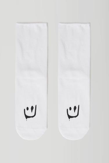  Gülücük Baskılı Çorap