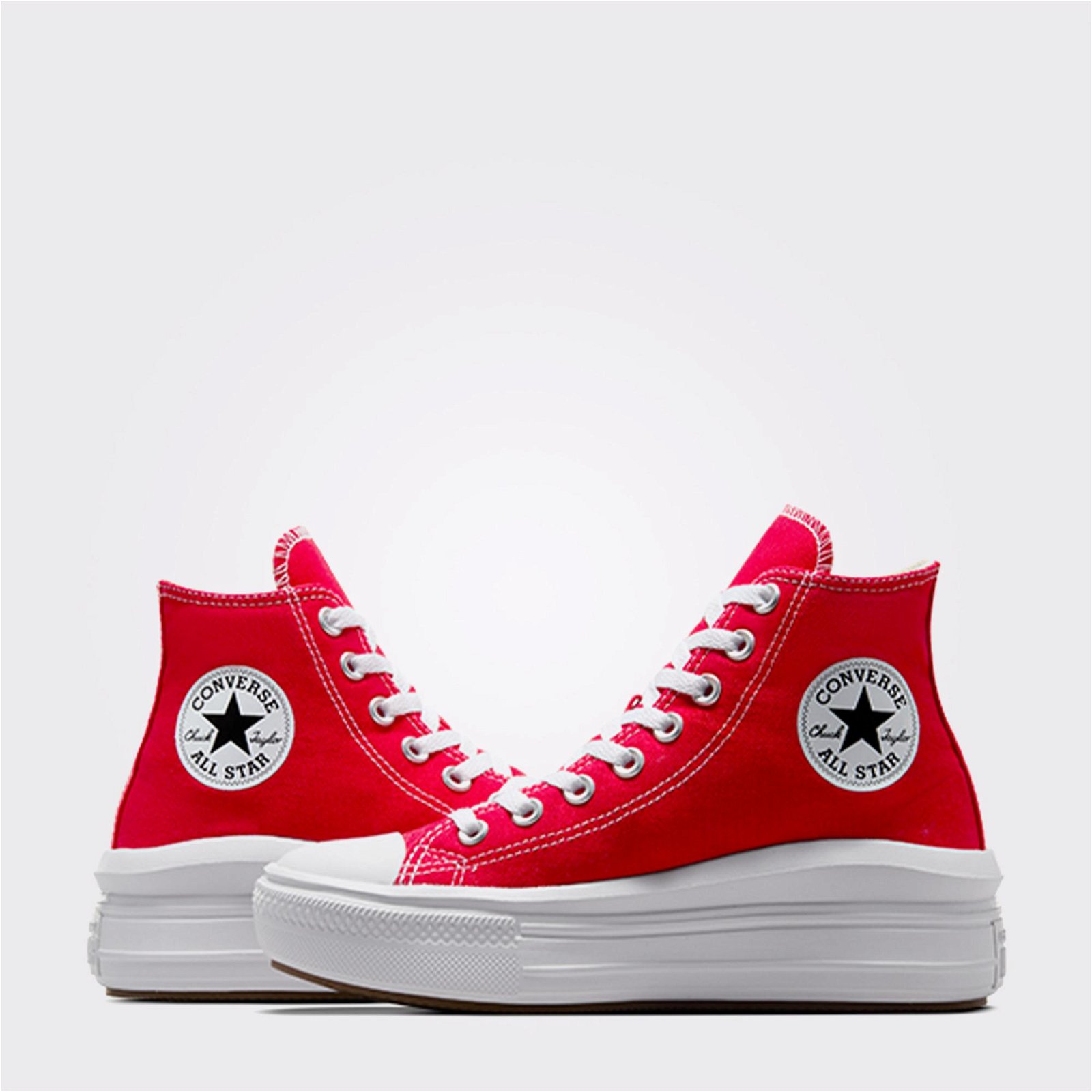 Converse Chuck Taylor All Star Move Platform Kadın Kırmızı Sneaker