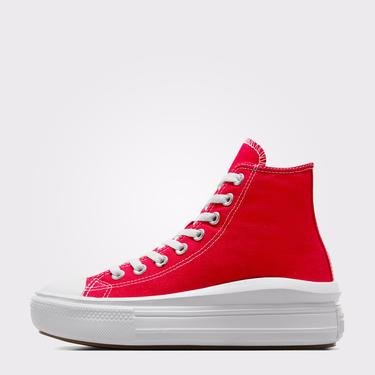  Converse Chuck Taylor All Star Move Platform Kadın Kırmızı Sneaker