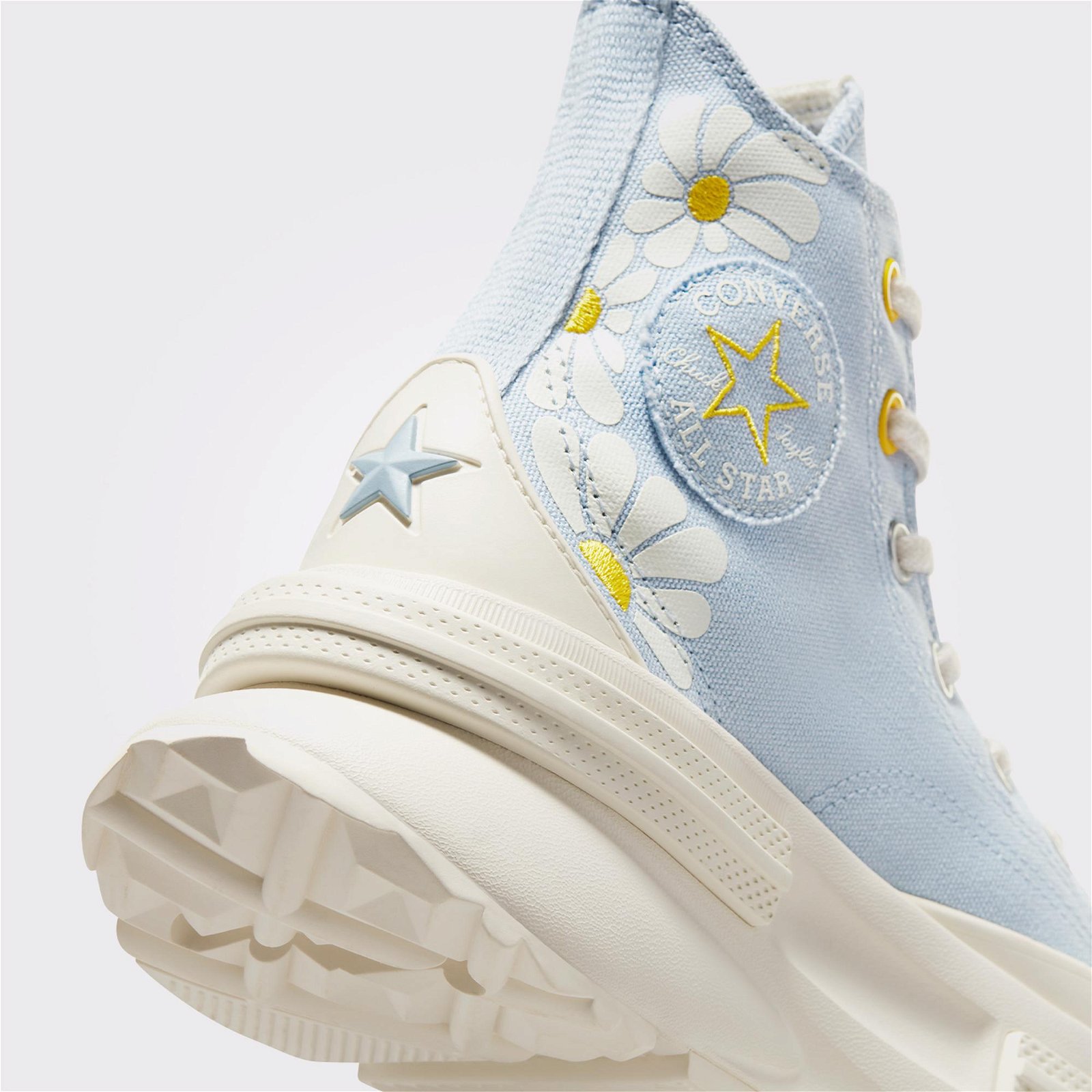 Converse Run Star Legacy Cx Platform Floral Kadın Gri Sneaker