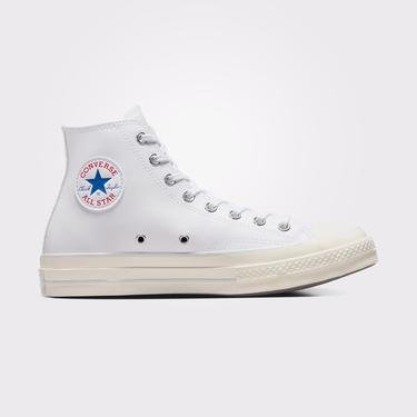  Converse Chuck 70 Leather Kadın Beyaz Sneaker
