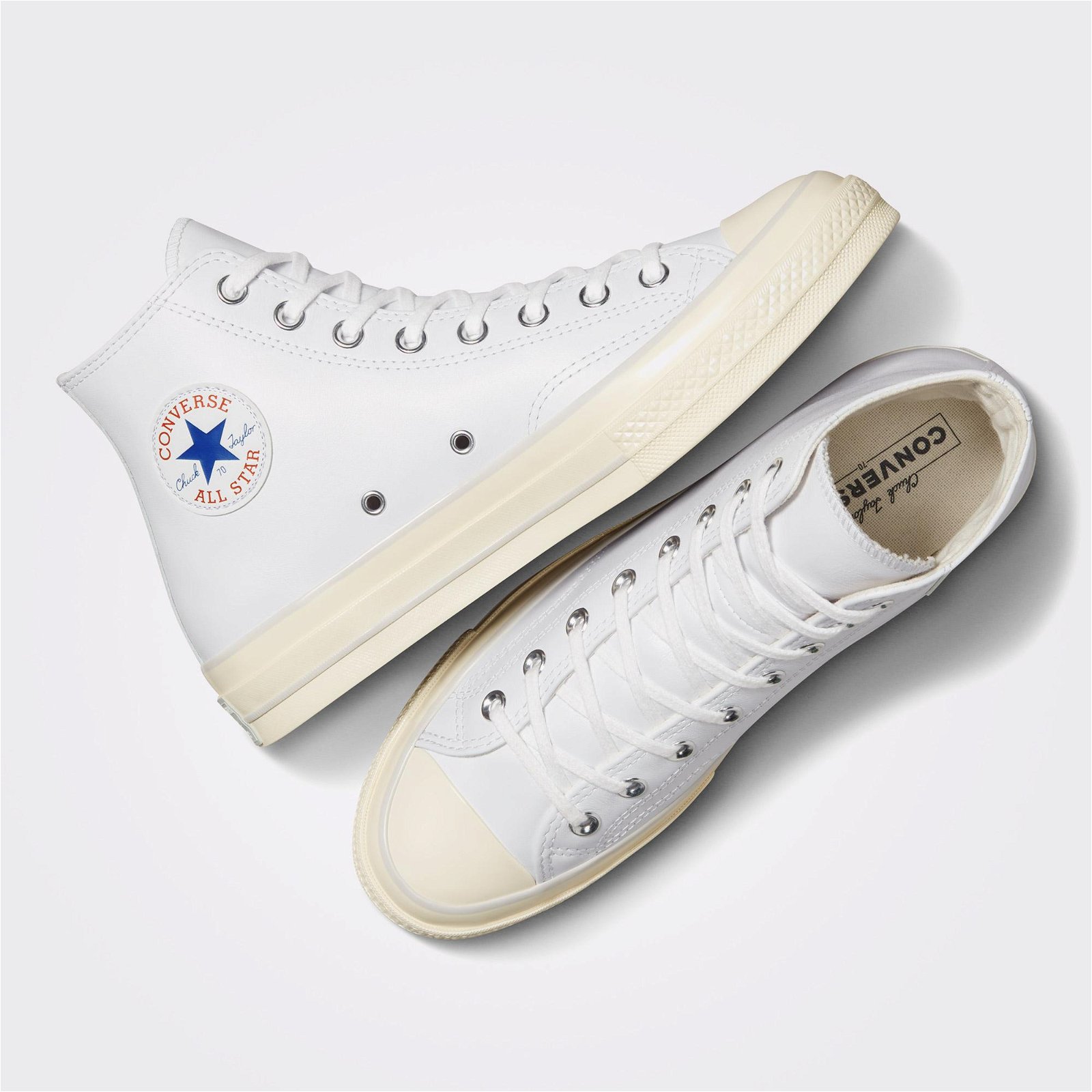 Converse Chuck 70 Leather Kadın Beyaz Sneaker