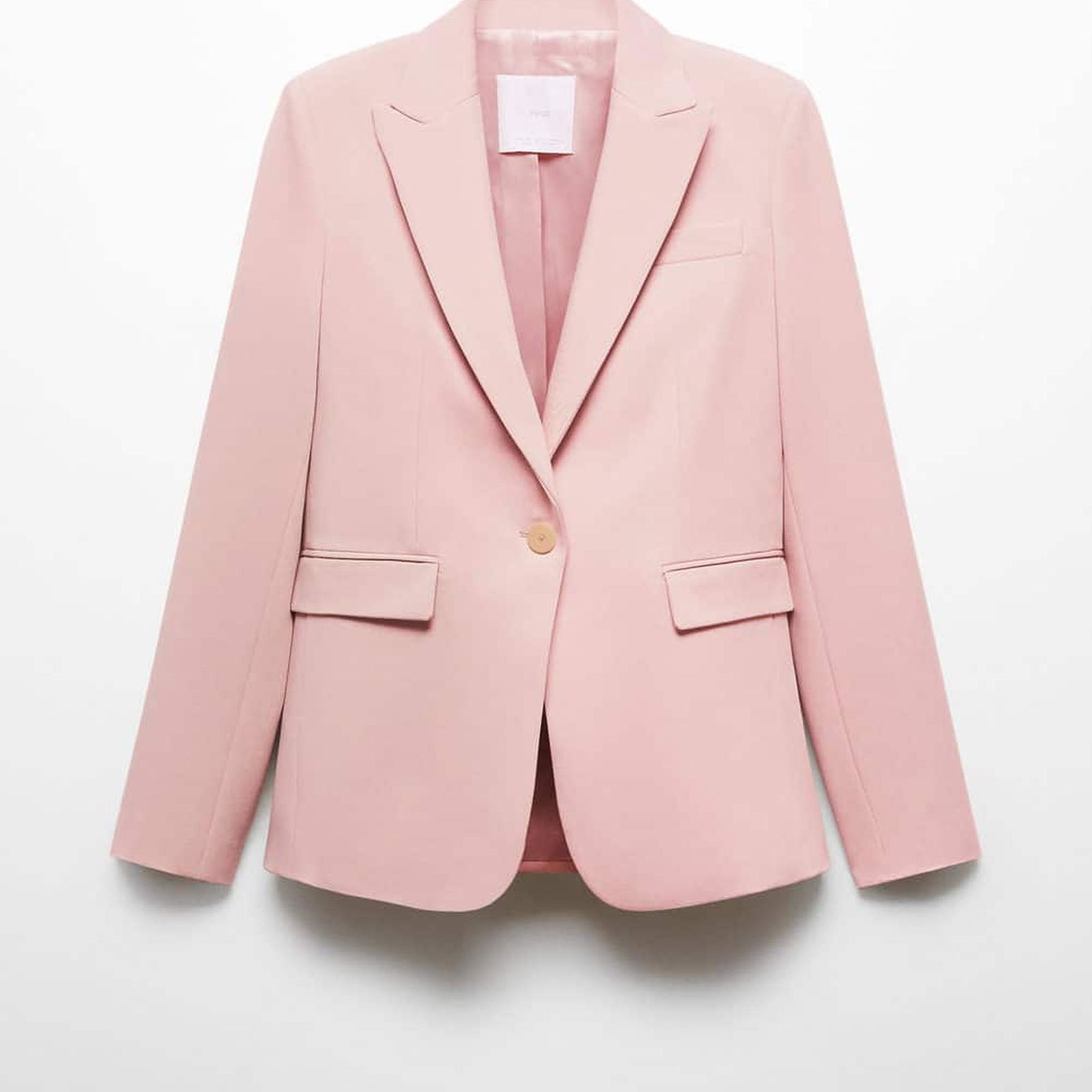 Mango Kadın Fitted Kesim Ceket Pastel Pembe