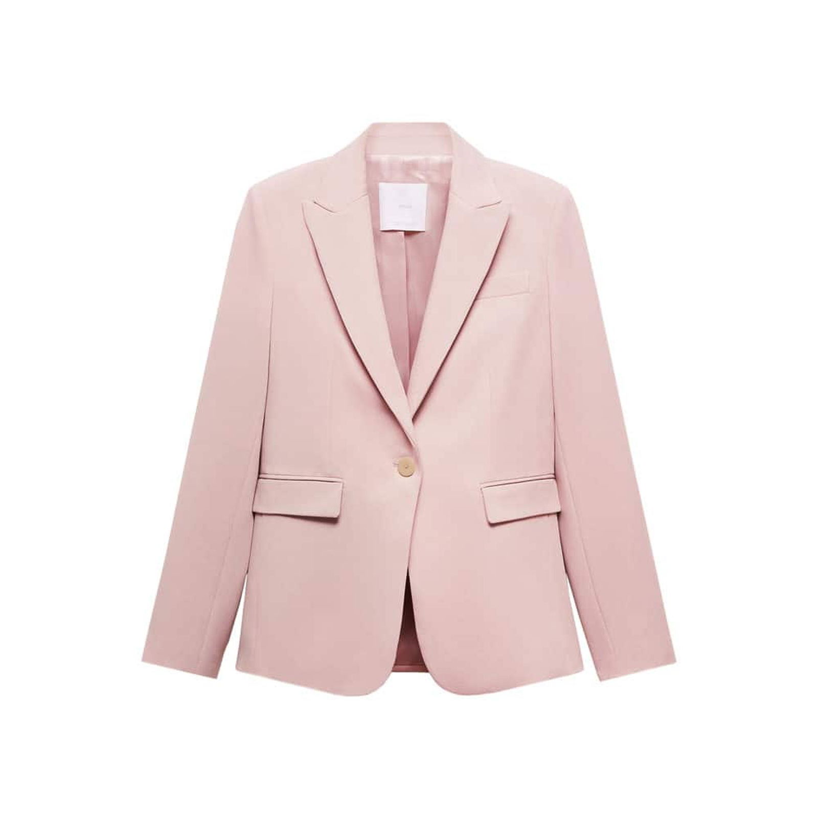 Mango Kadın Fitted Kesim Ceket Pastel Pembe