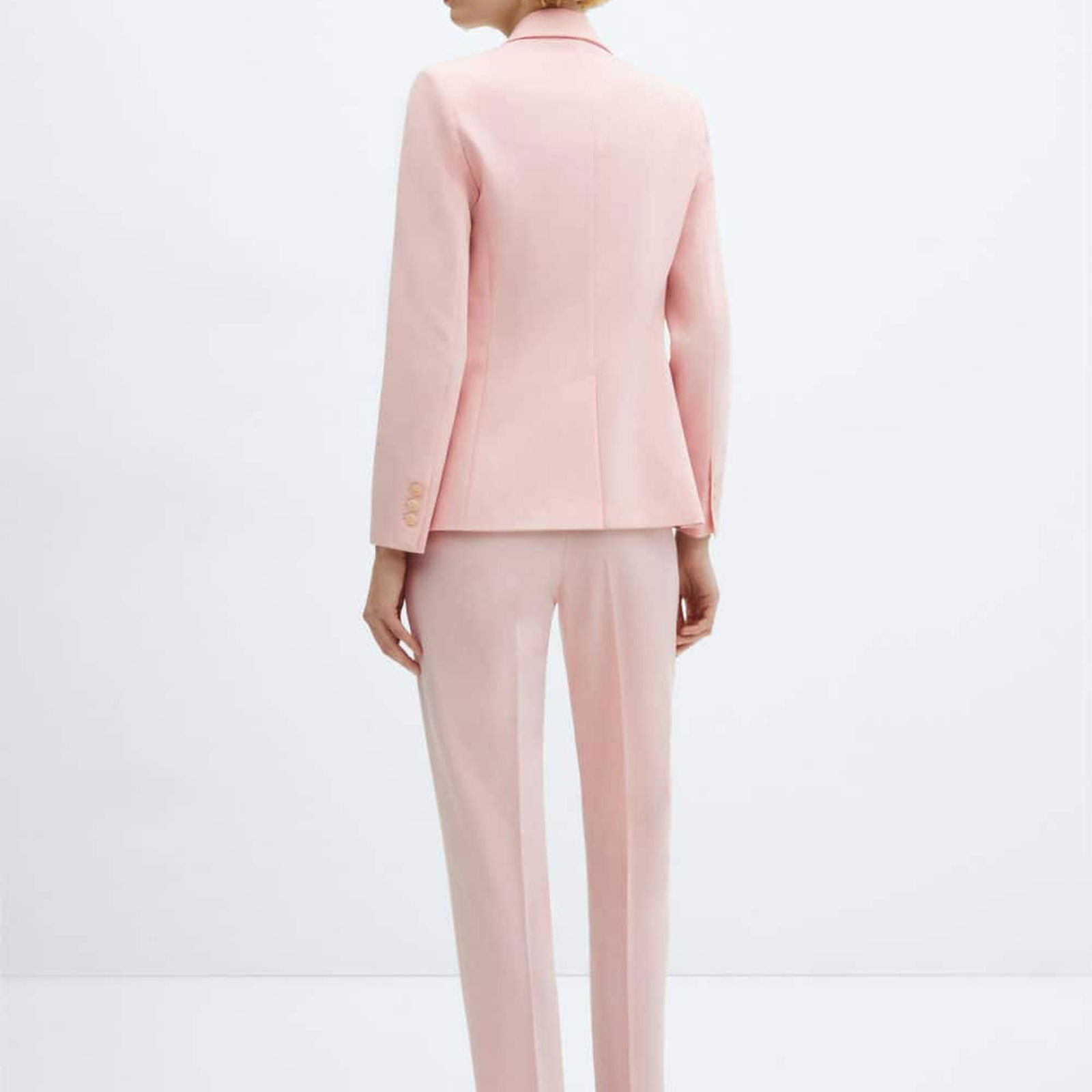 Mango Kadın Fitted Kesim Ceket Pastel Pembe