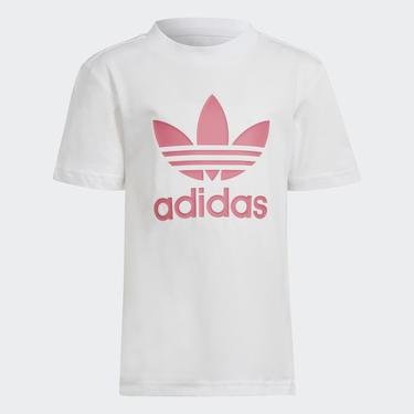  adidas Çocuk Pembe/Beyaz Şort - T-Shirt Takımı
