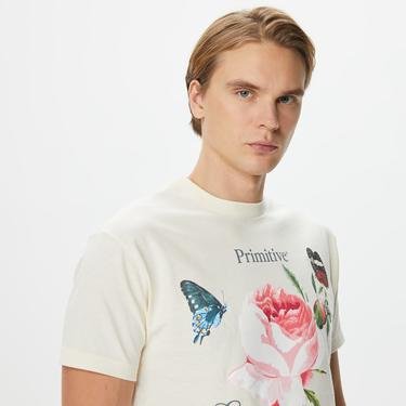  Primitive Essence Erkek Krem T-Shirt