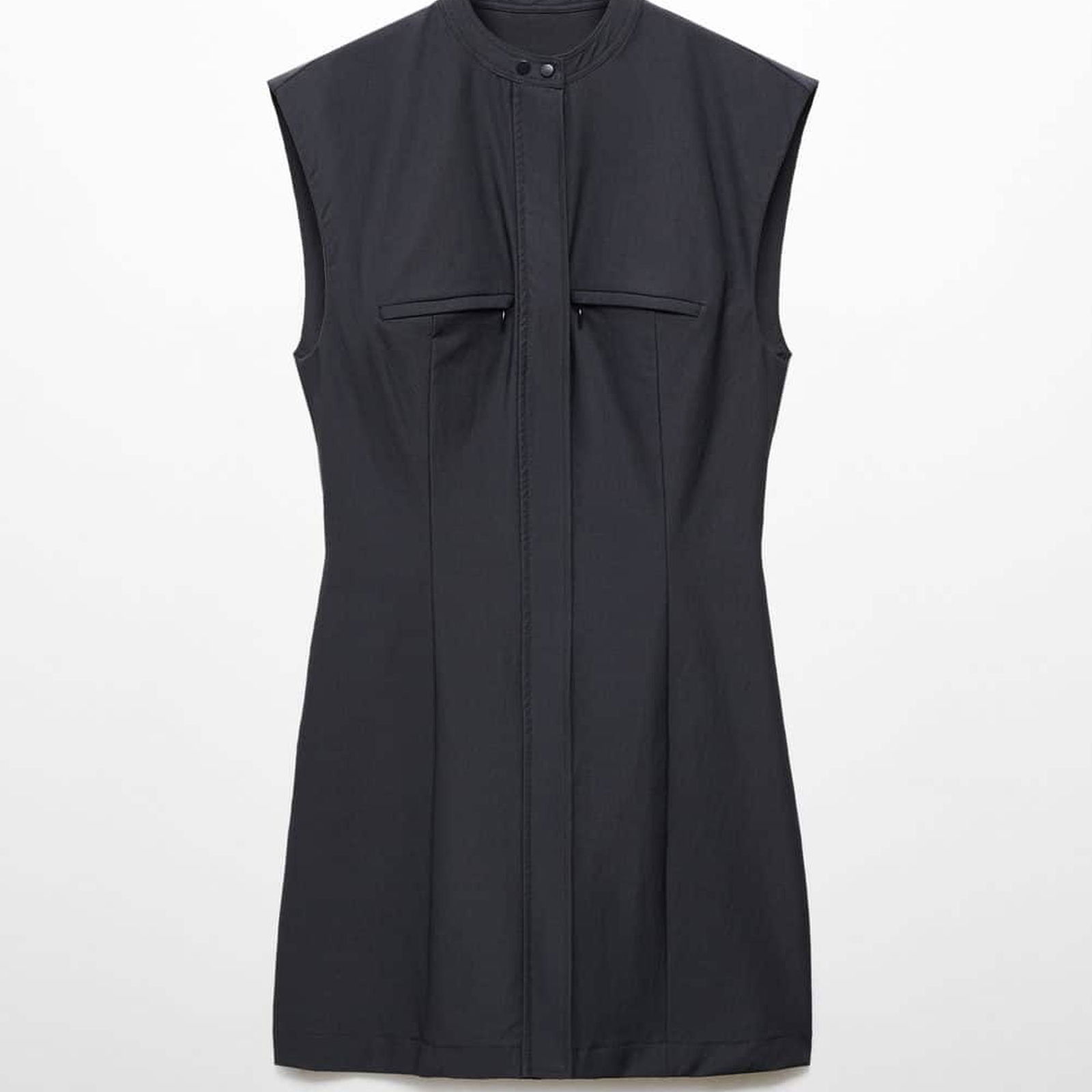 Mango Kadın Tailored Kısa Elbise Gece Mavisi