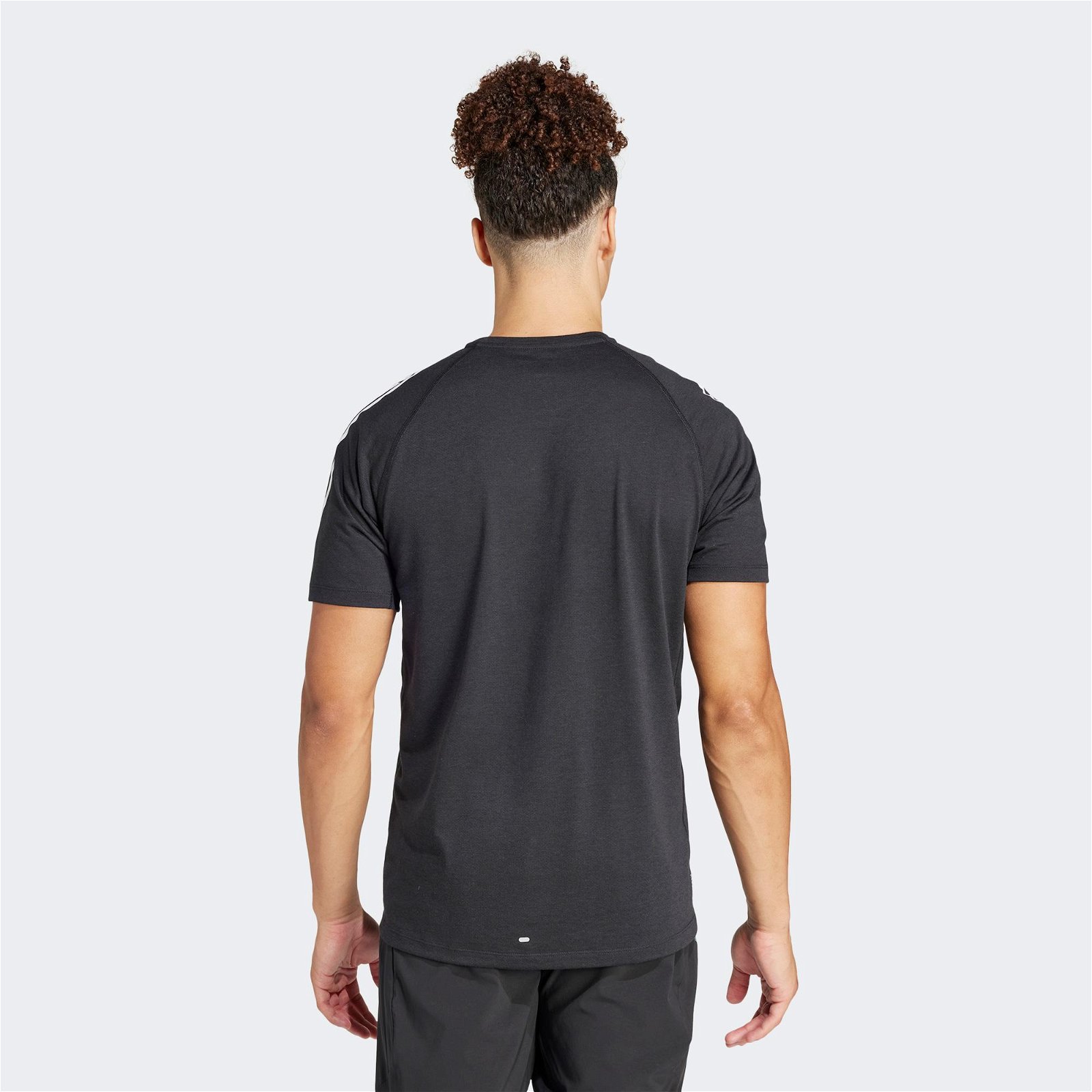 adidas Otr E 3-Stripes Erkek Siyah T-Shirt