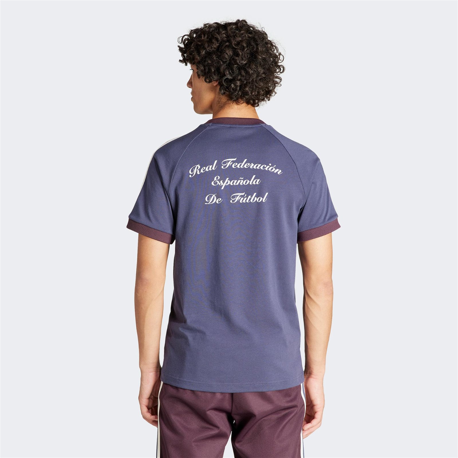 adidas FEF Originals 3-Stripes Erkek Lacivert T-Shirt