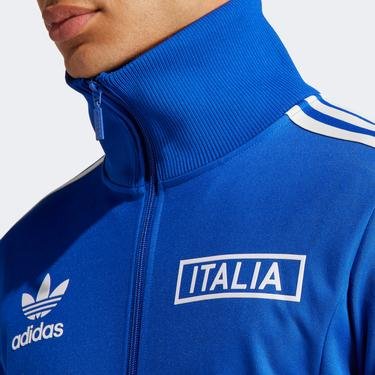 adidas FIGC Originals Erkek Mavi Sweatshirt