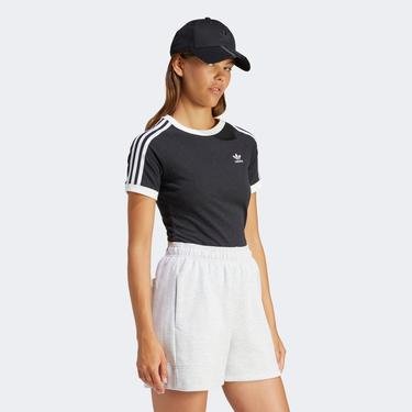  adidas 3-Stripes Raglan Kadın Siyah T-Shirt