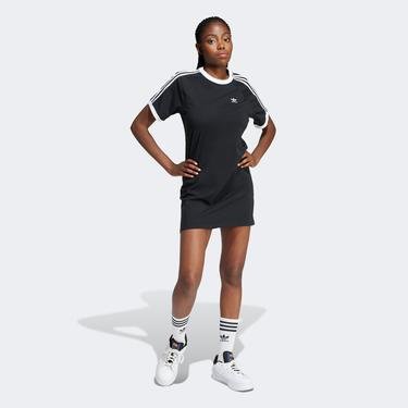  adidas 3-Stripes Raglan Kadın Siyah Etek
