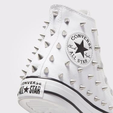  Converse Chuck Taylor All Star Studded Kadın Beyaz Sneaker