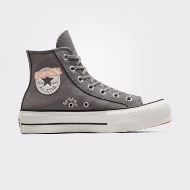  Converse Chuck Taylor All Star Lift Scribble Kadın Mavi/Gri Sneaker