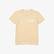 Lacoste Kadın Slim Fit Bisiklet Yaka Organik Pamuk Baskılı Sarı T-Shirt