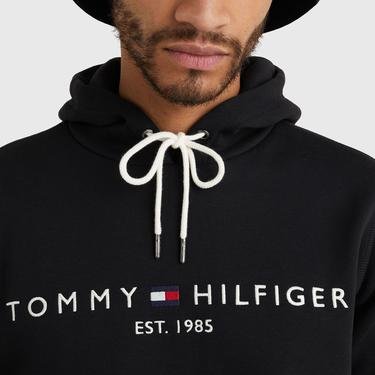 Tommy Hilfiger Erkek Siyah Sweatshirt