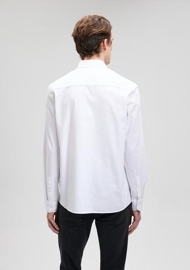  Mavi Beyaz Gömlek Slim Fit / Dar Kesim 0211029-620
