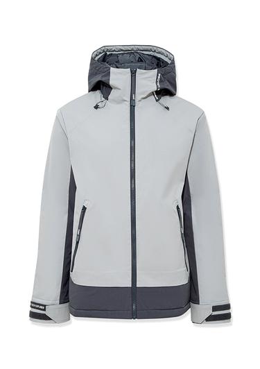  Mavi Kapüşonlu Gri Ceket Regular Fit / Normal Kesim 0110329-80776