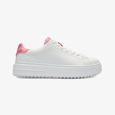  Guess Denesa Kadın Pembe/Beyaz Sneaker