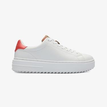  Guess Denesa Kadın Kırmızı/Beyaz Sneaker
