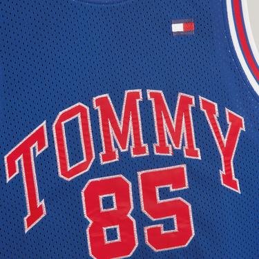  Tommy Jeans Archive Games Basketball Jersey Erkek Mavi T-Shirt