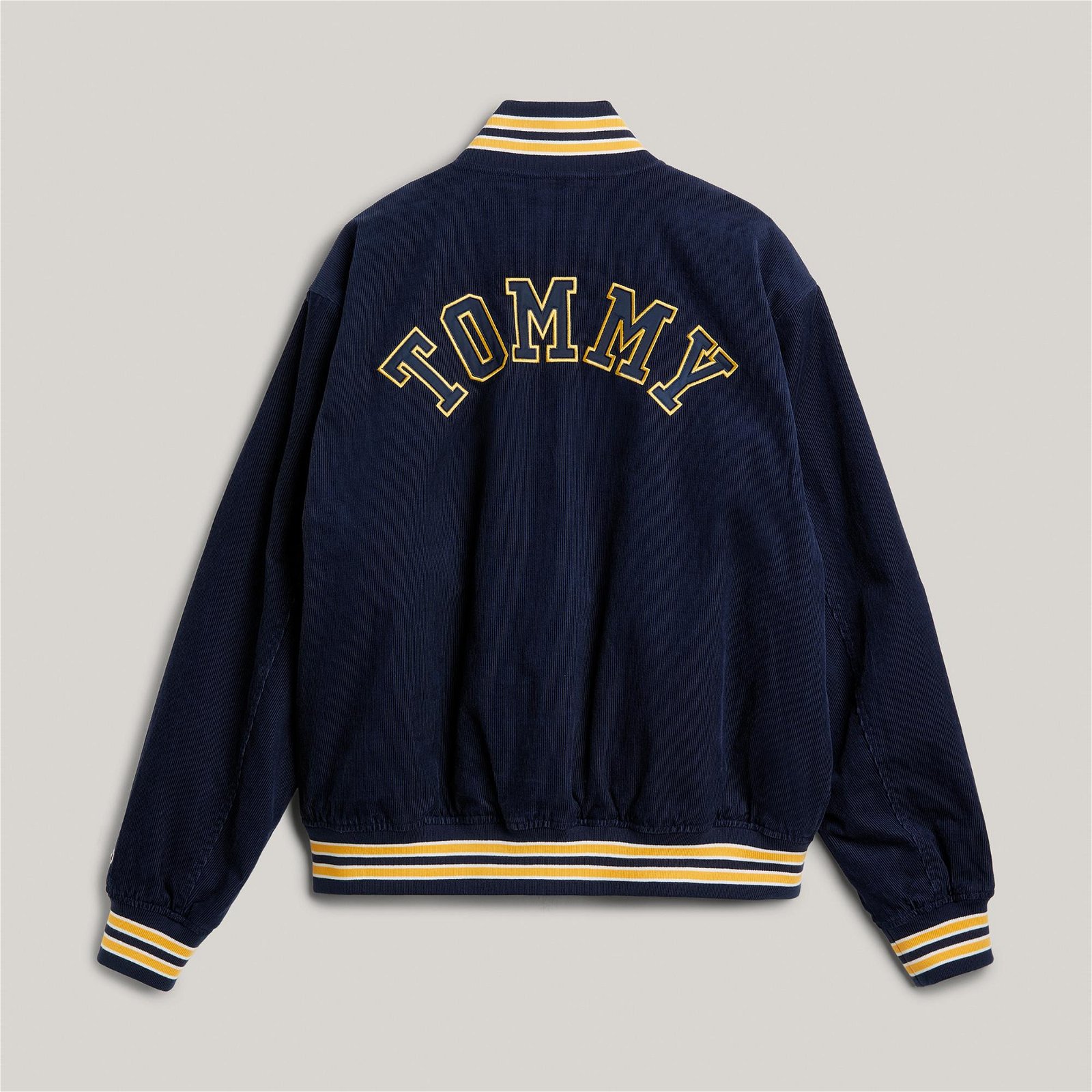 Tommy Jeans Archive Games Cord Varsity Erkek Mavi Ceket
