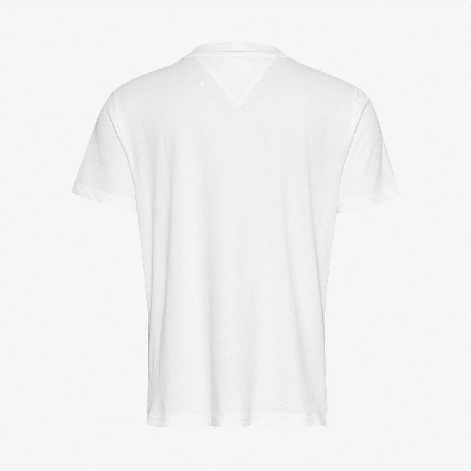 Tommy Jeans Regential Logo + Kadın Beyaz T-Shirt