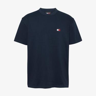  Tommy Jeans Reg Badge Erkek Lacivert T-Shirt
