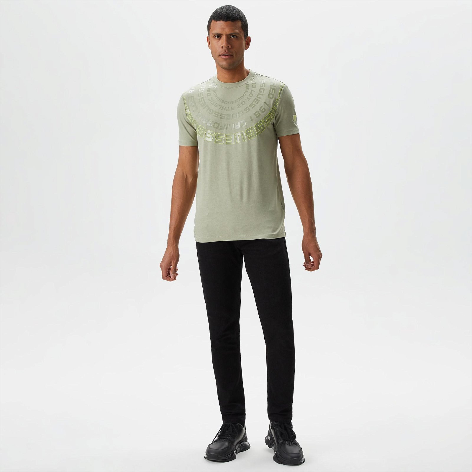 Guess Farquar CN Erkek Yeşil T-Shirt