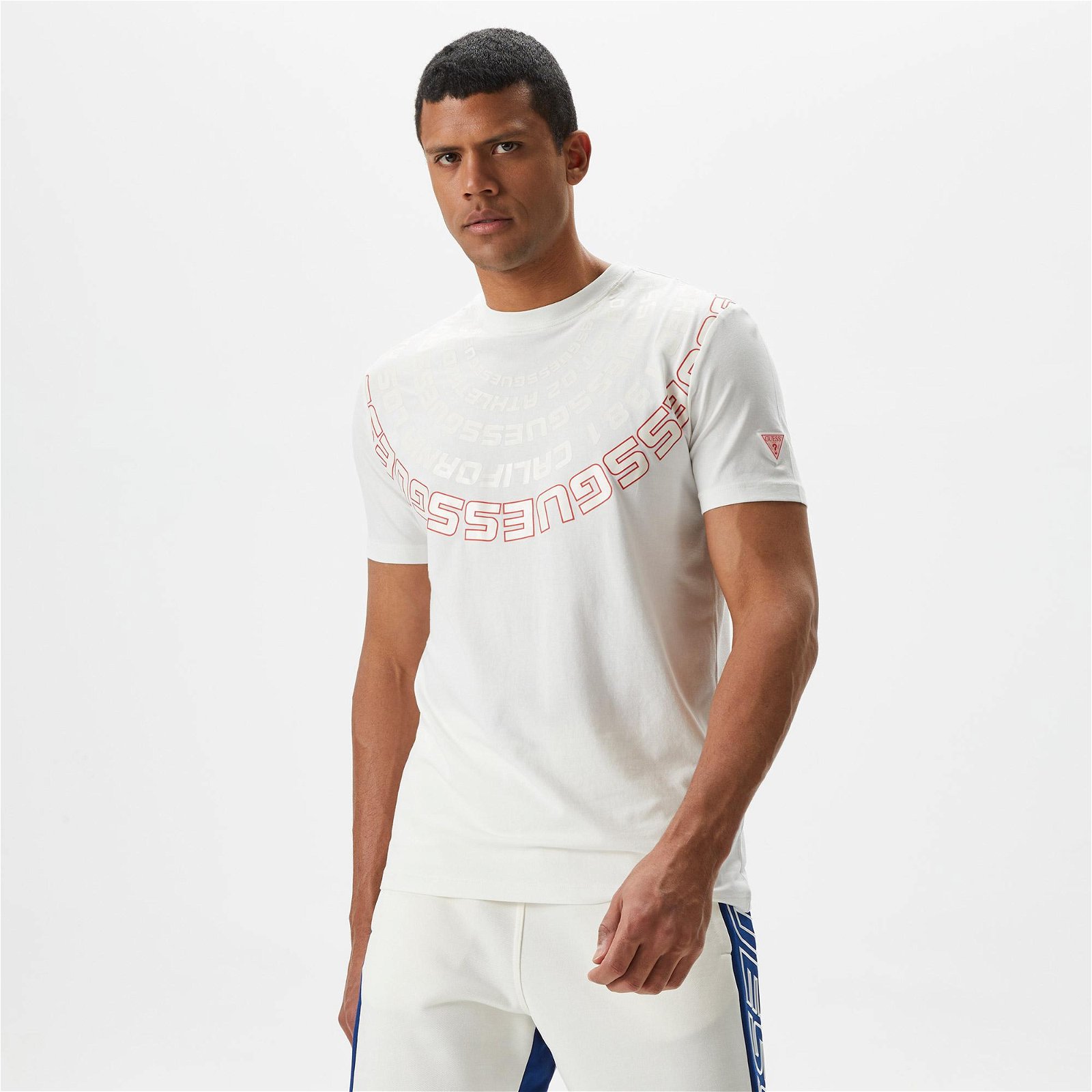 Guess Farquar CN Erkek Beyaz T-Shirt