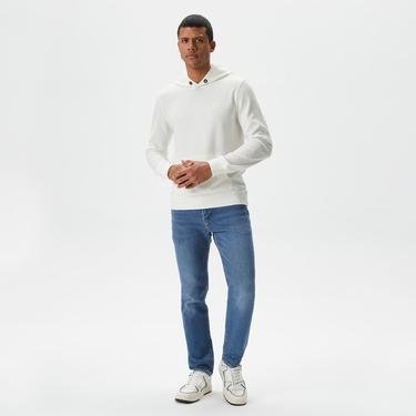  Guess Brand New Erkek Beyaz Sweatshirt