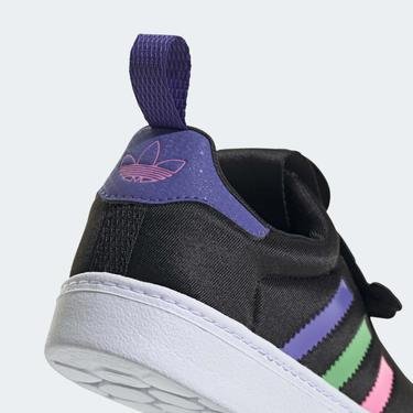  adidas Originals x Mickey Superstar 360 Çocuk Siyah Spor Ayakkabı