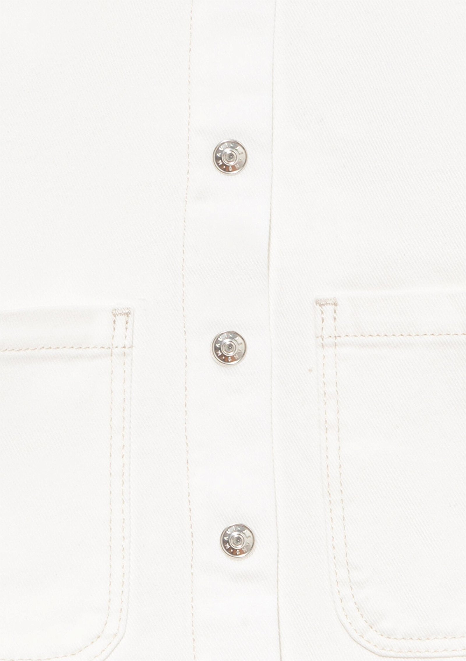 Mavi Lulu 90lar Kırık Beyaz Jean Gömlek Regular Fit / Normal Kesim 7210002-86774