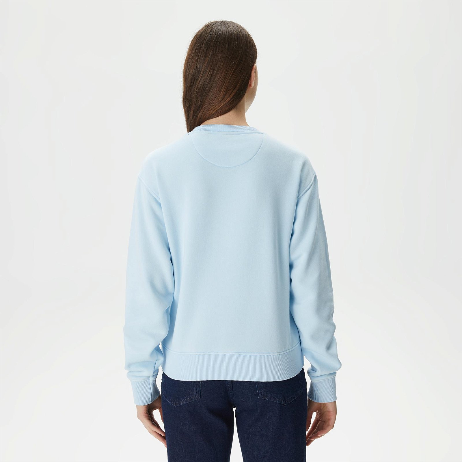 Guess CN Stones Kadın Mavi Sweatshirt