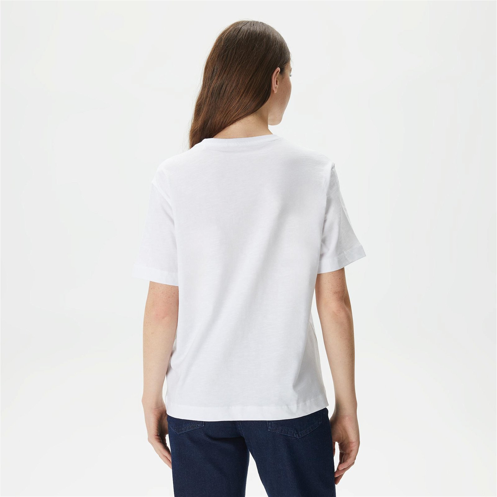 Guess Ss CN Gothic Kadın Beyaz T-Shirt
