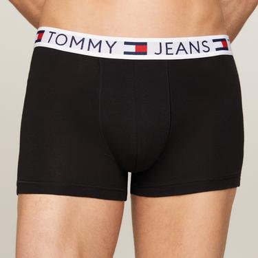  Tommy Jeans 3P Trunk Wb Erkek Siyah Boxer
