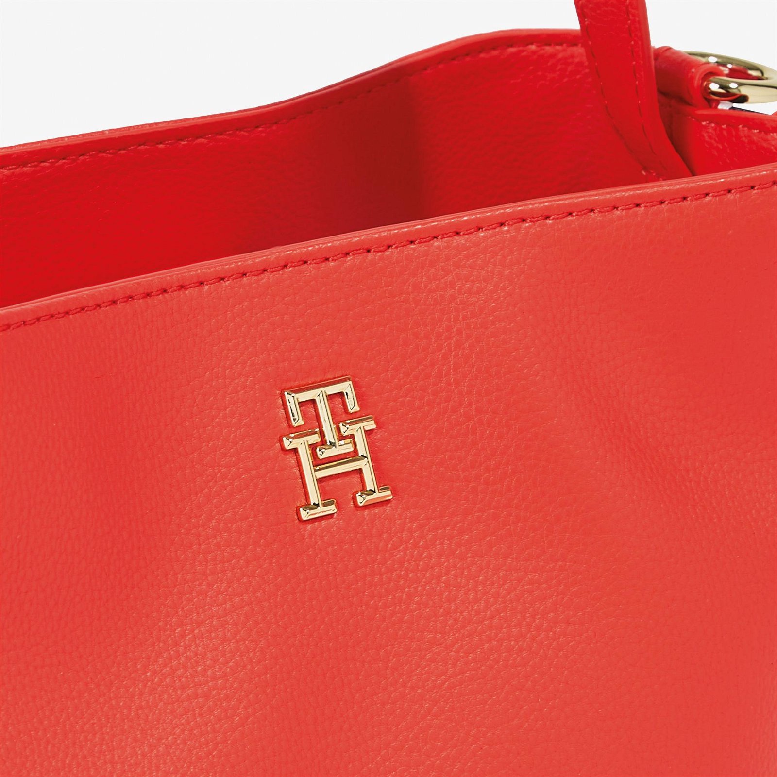 Tommy Hilfiger Essential Bucket Kadın Kırmızı Omuz Çantası