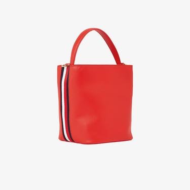  Tommy Hilfiger Essential Bucket Kadın Kırmızı Omuz Çantası