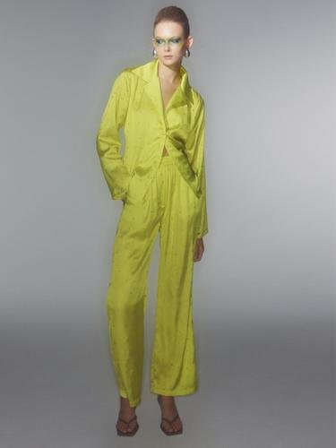  Ace Nayman Kadın Zendaya Sarı Taşlı Pijama Gömlek