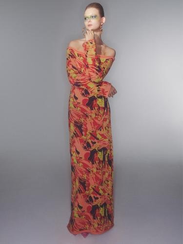  Ace Nayman Kadın Ruth Renkli Triko Elbise